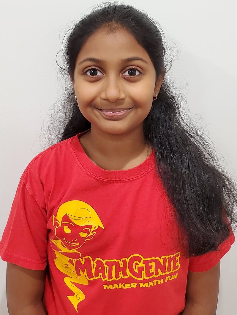 Anagha excels with Math Genie
